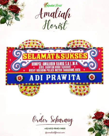Papan Bunga Ucapan Selamat Sekip Lama