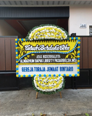 Papan Bunga Duka di Sekip Lama